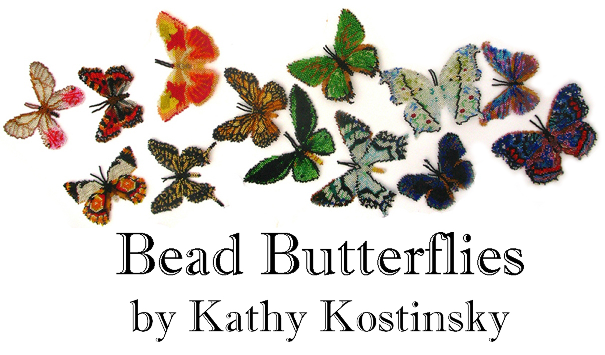 Bead Butterflies by Kathy Kostinsky